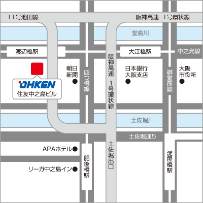 大阪支店　地図
