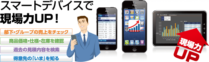 販売大臣NX スマート スマートデバイスで現場力アップ!