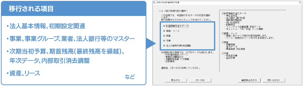 移行先２　大臣NXシリーズ Ver.4